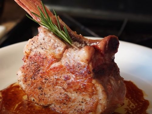 veal chops with fresh-tomato sauce recipe