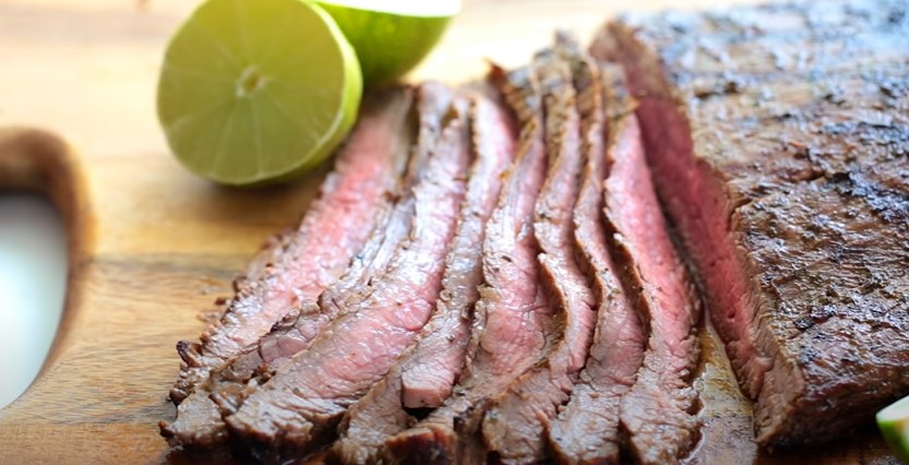 pan-seared or grilled marinated flank steak recipe