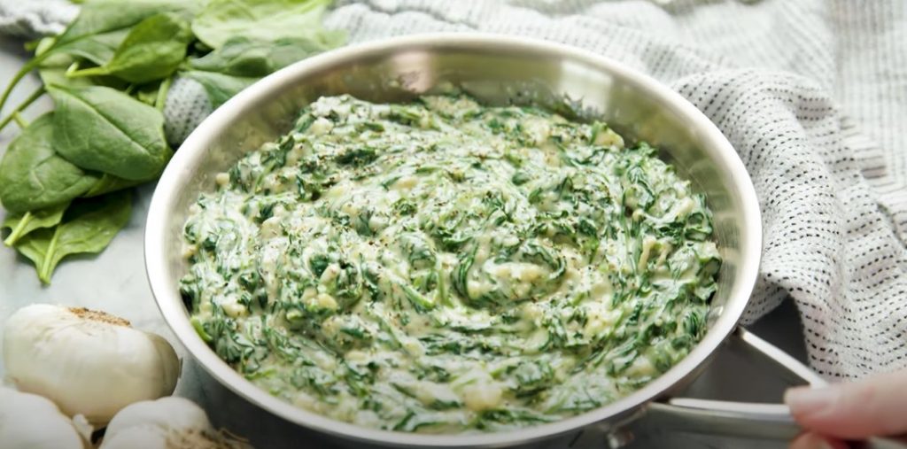 creamed spinach recipe