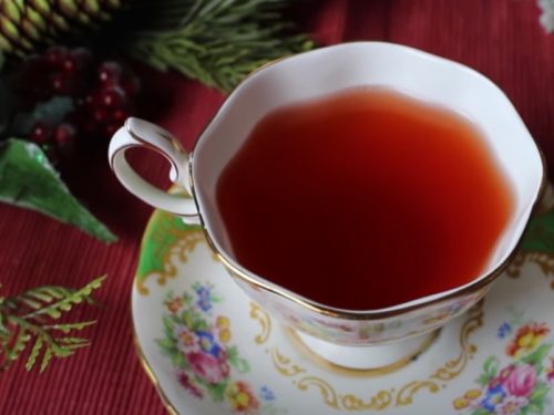 fuss free hot cranberry tea recipe