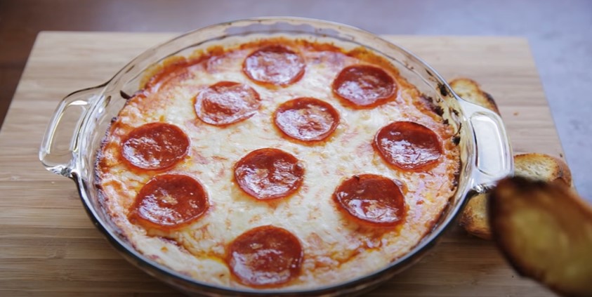 easy cheesy pizza dip recipe