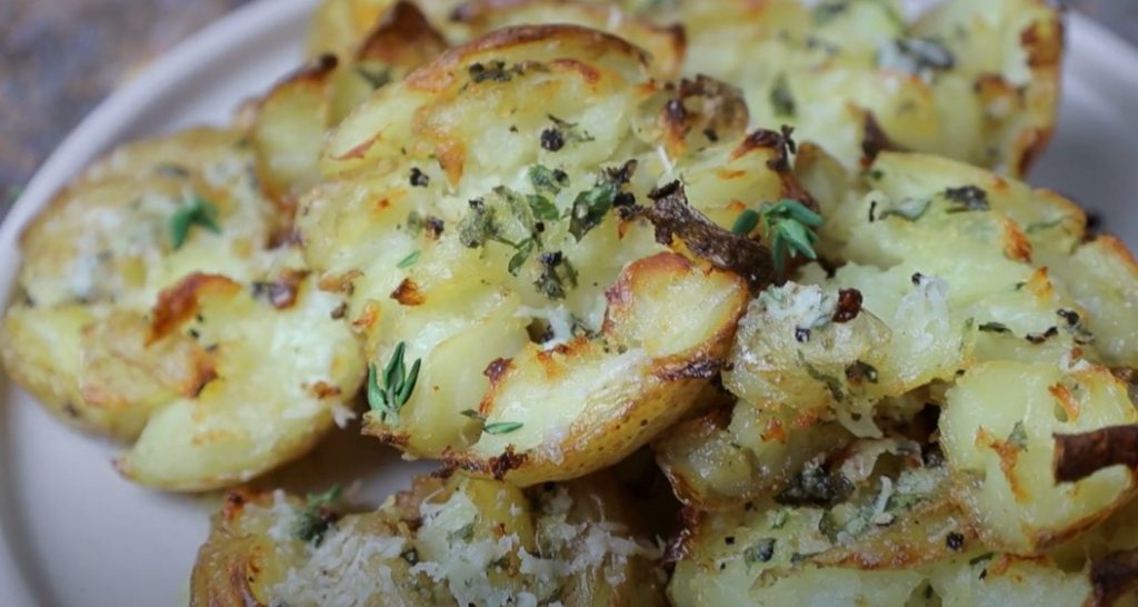 homemade smashed potatoes recipe