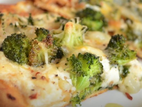 broccolini almond pizza recipe