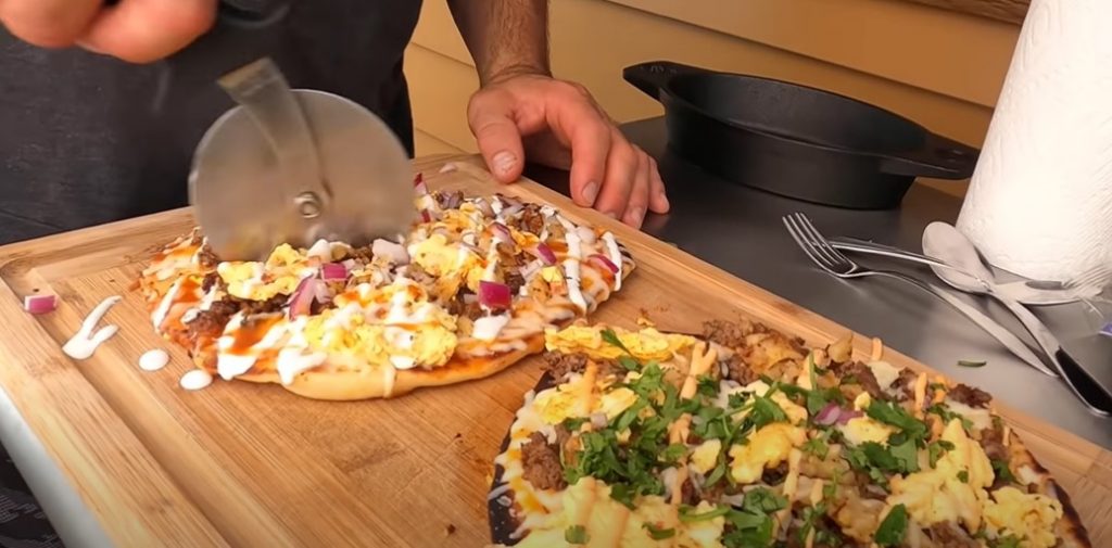 flatbread breakfast pizza recipe