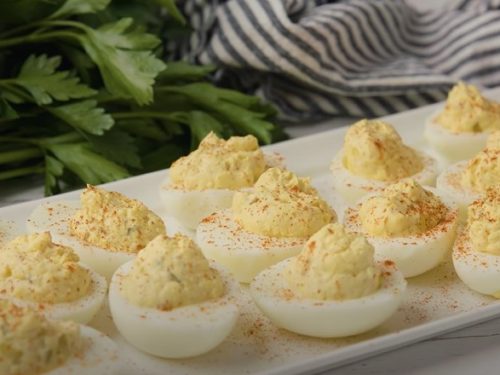 Classic Deviled Eggs with Spring Herbs Recipe