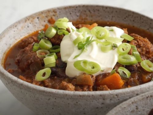 Slow-Cooker Beef and Black-Bean Chili Recipe