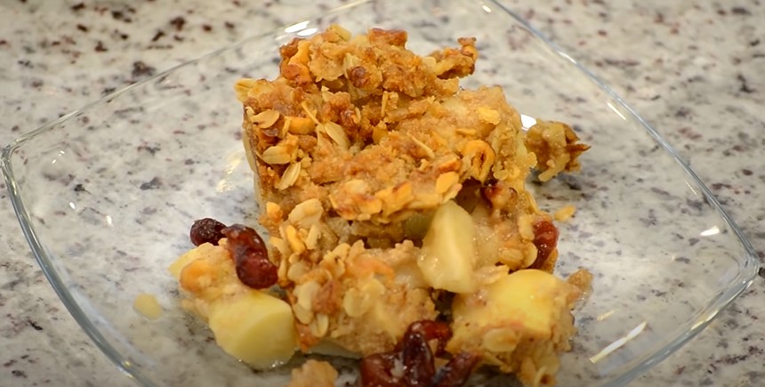 Apple Cranberry Oat Crumble Recipe