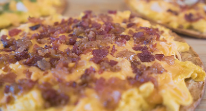 bacon  breakfast pizza recipe