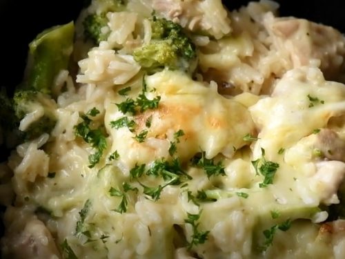 Baked Chicken, Broccoli, and Rice Recipe