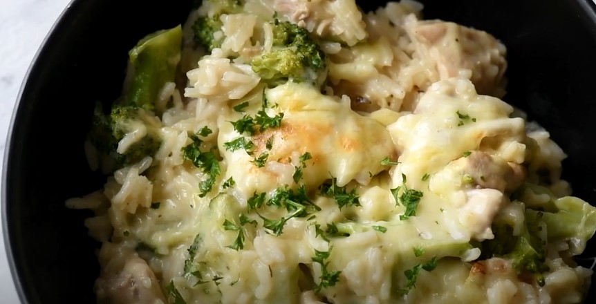 Baked Chicken, Broccoli, and Rice Recipe
