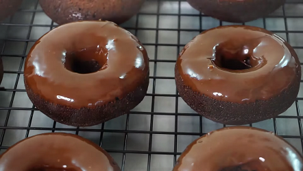 baked donuts with chocolate frosting recipe