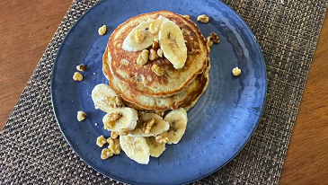 banana nut pancakes recipe