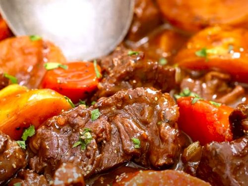 Beef Stew with Carrots and Potatoes Recipe