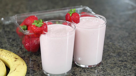 berry banana frozen yogurt shake recipe