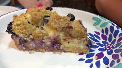 blueberry cream cheese cake recipe