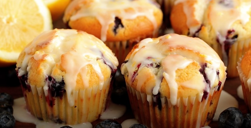 Blueberry Lemon Poppyseed Muffins Recipe