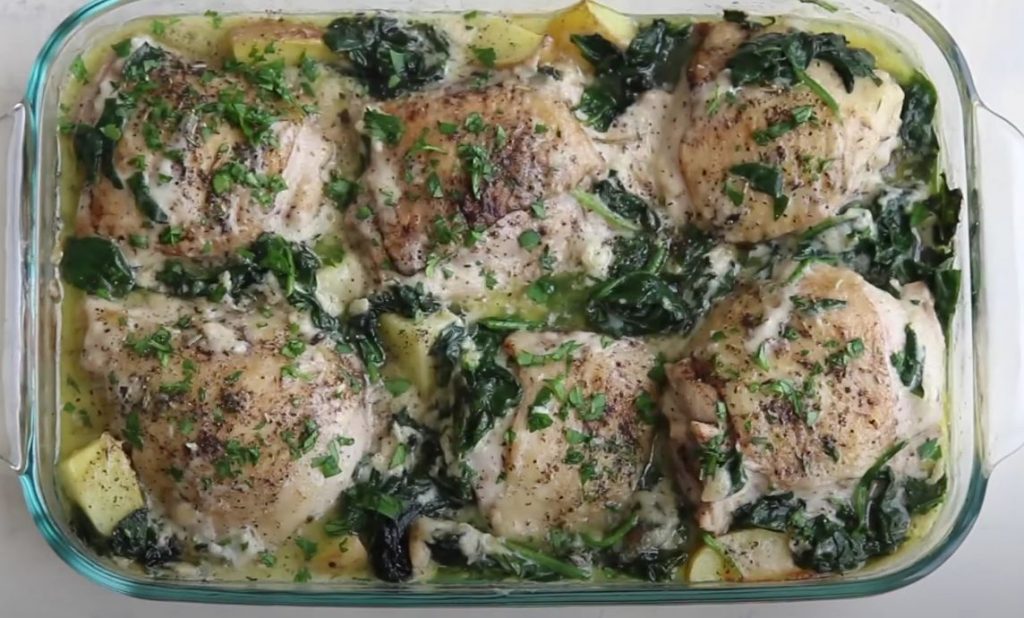 Broccoli Chicken Potato Parmesan Recipe