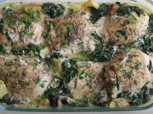 Broccoli Chicken Potato Parmesan Recipe