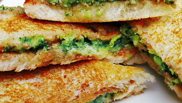 broccoli ham grilled cheese sandwich recipe