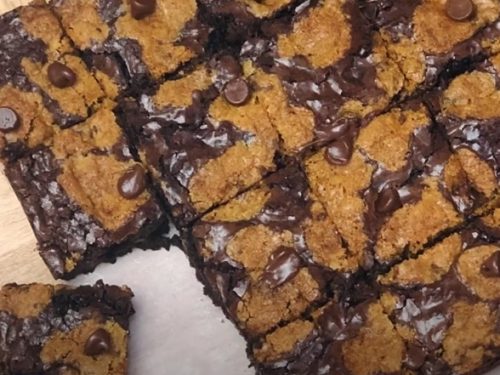 Brookies (Brownie and Chocolate Chip Cookie Bars)