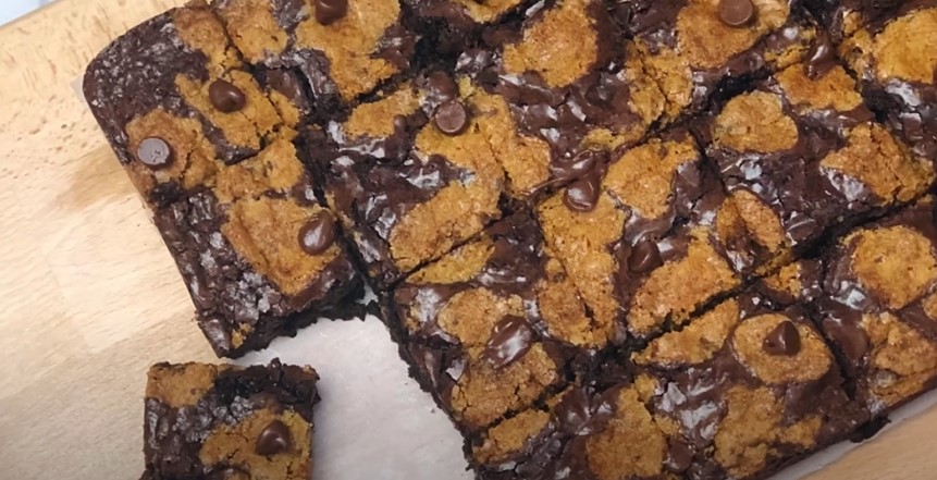 Brookies (Brownie and Chocolate Chip Cookie Bars)