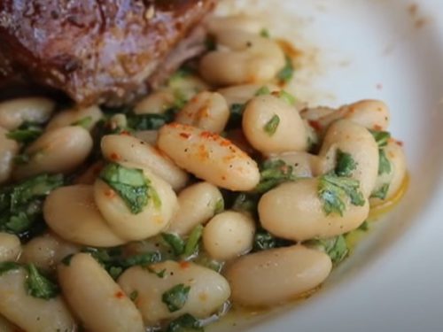 Butter Bean Salad with Lime and Mint Recipe
