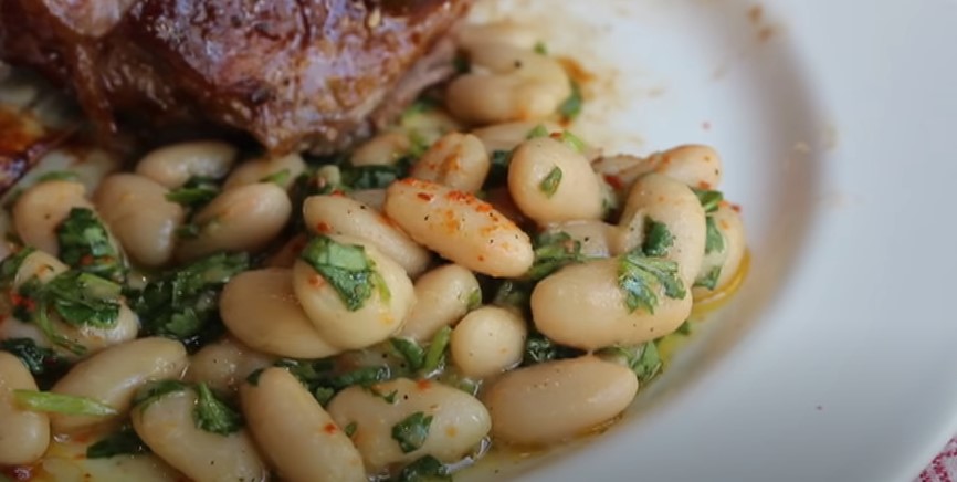 Butter Bean Salad with Lime and Mint Recipe