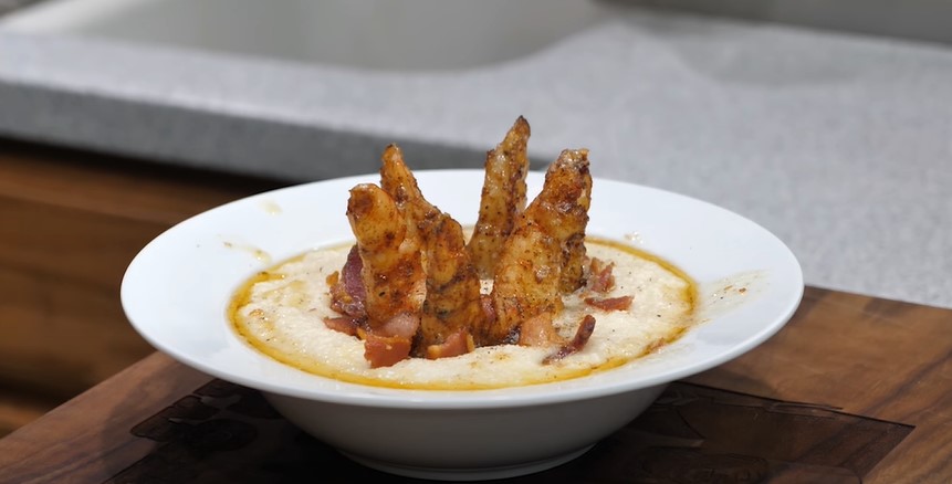 Cajun Garlic Shrimp and Grits Recipe