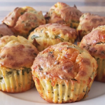 cheddar olive mini muffins recipe