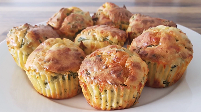 cheddar olive mini muffins recipe