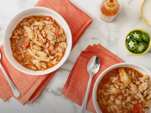 Slow-Cooked Tex-Mex Chicken and Beans Recipe