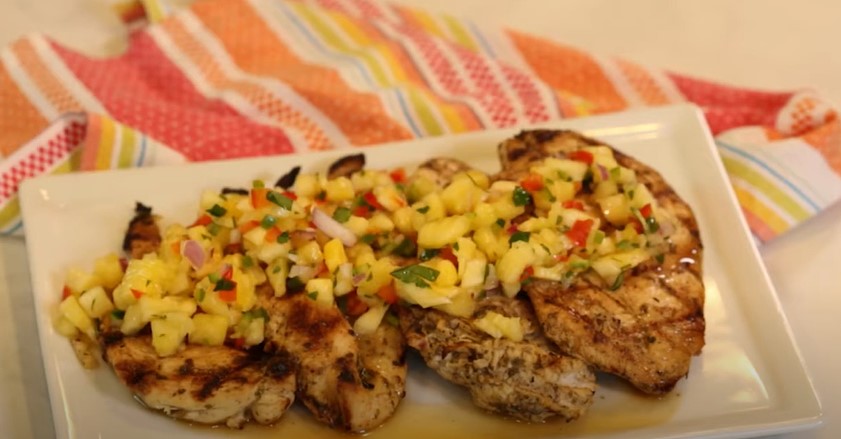Chipotle Chicken with Pineapple Salsa Recipe