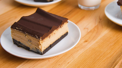 chocolate peanut butter cheesecake bars recipe