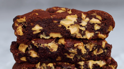 chocolate peanut butter chip brownies recipe