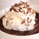 chocolate pots de creme with vanilla ice cream recipe