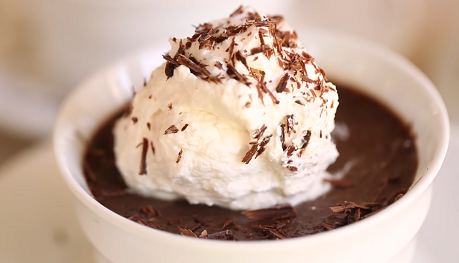 chocolate pots de creme with vanilla ice cream recipe