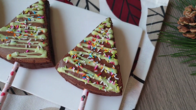 christmas brownie tree treats recipe