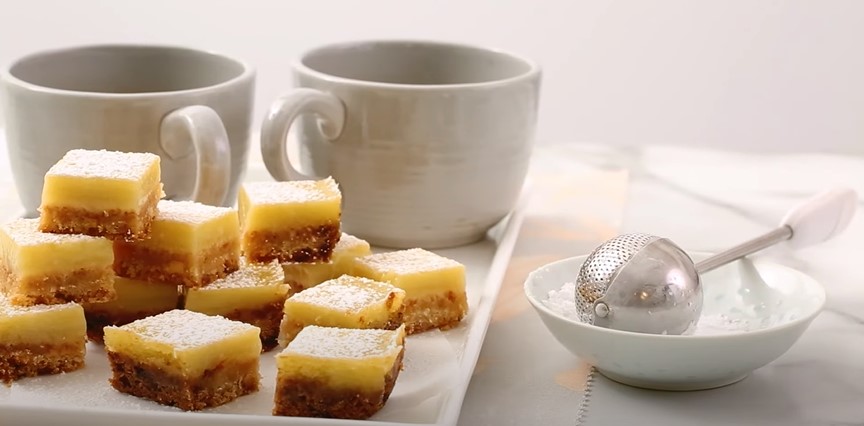 butter bars and white cups