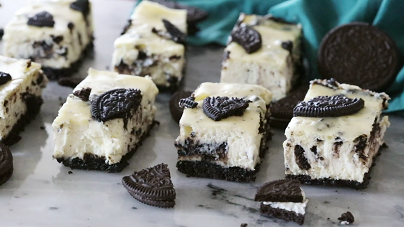 cookies and cream cheesecake bars recipe