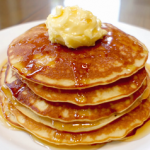 cornbread pancake with honey butter syrup recipe