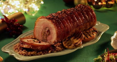 cranberry apple stuffed pork loin recipe