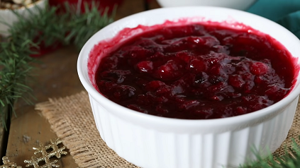 cranberry cheesecake topping recipe