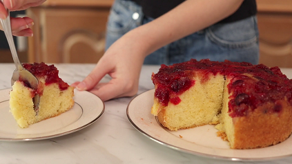 cranberry upside down cake recipe