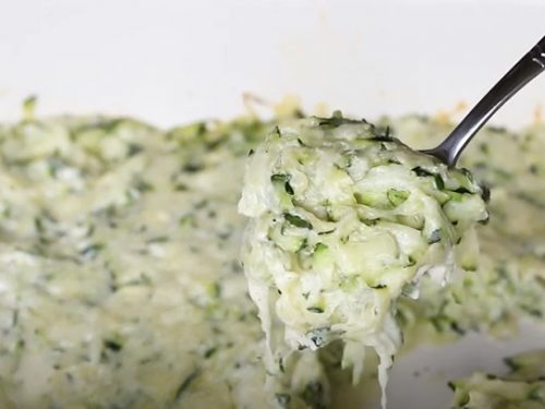 Creamed Zucchini with Garlic and Basil Recipe