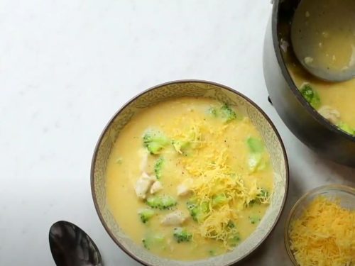 Creamy Chicken Broccoli Soup Recipe