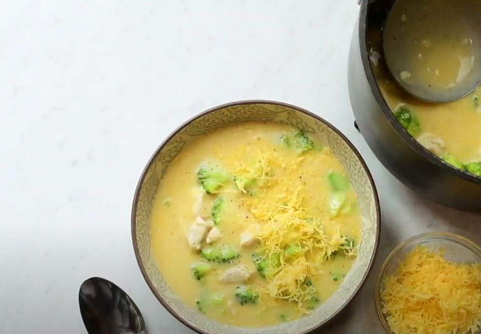 Creamy Chicken Broccoli Soup Recipe