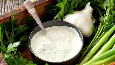 creamy garlic dressing recipe