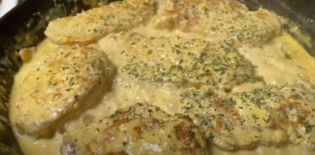 Creamy Parmesan Pork Chops Recipe