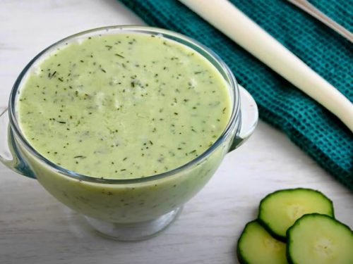 Cucumber-Yogurt Soup with Pepperoncini Recipe