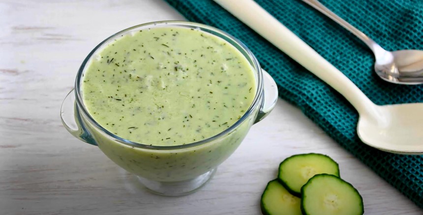Cucumber-Yogurt Soup with Pepperoncini Recipe